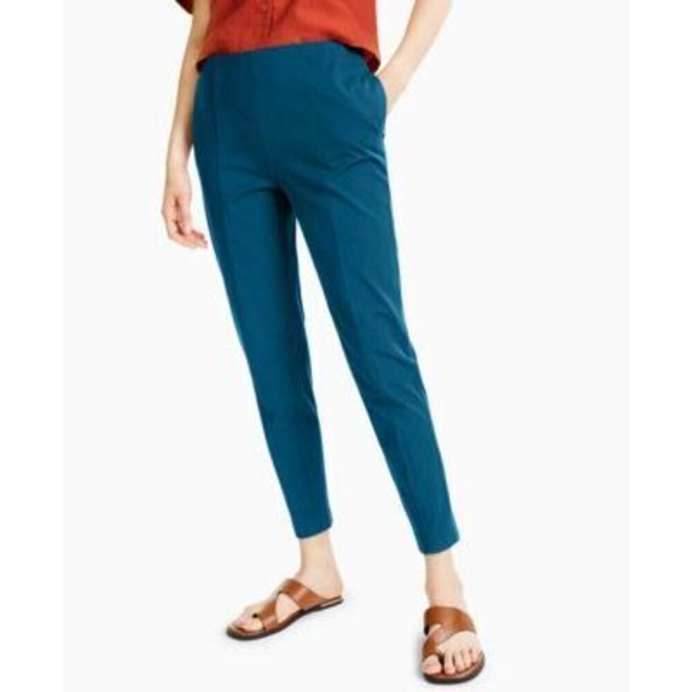 Alfani Women's Blue Petite Seamed Slim Pants 2P NWT